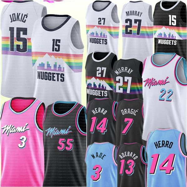 college wearsncaa 15 nikola murray jokic jersey dwyane 3 wade jimmy 22 butler jersey duncan 55 robinson tyler 14 herro university basketball, Black
college wearsncaa 15 nikola murray jokic jersey dwyane 3 wade jimmy 22 butler jersey duncan 55 robinson tyler 14 herro university basketball, Black