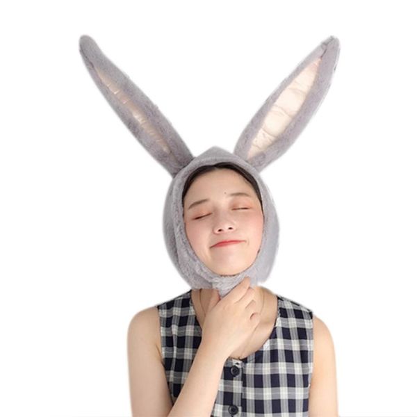 cute plush hat long ears hood earflap headgear cosplay p props u90e, Blue;gray
cute plush hat long ears hood earflap headgear cosplay p props u90e, Blue;gray