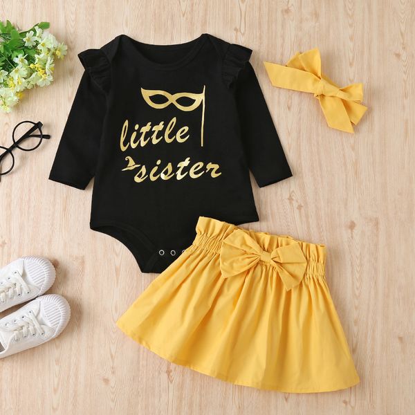 childrenswear new products 2020 autumn korean-style girl's black long-sleeve jumpsuit yellow pleated skirt with headdress of fatx1019, White
childrenswear new products 2020 autumn korean-style girl's black long-sleeve jumpsuit yellow pleated skirt with headdress of fatx1019, White