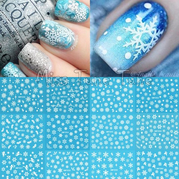 new styles 3d christmas large snowflake art snow nail stickers decal tips white xmas reindeer feather self-adhesive 2
new styles 3d christmas large snowflake art snow nail stickers decal tips white xmas reindeer feather self-adhesive 2