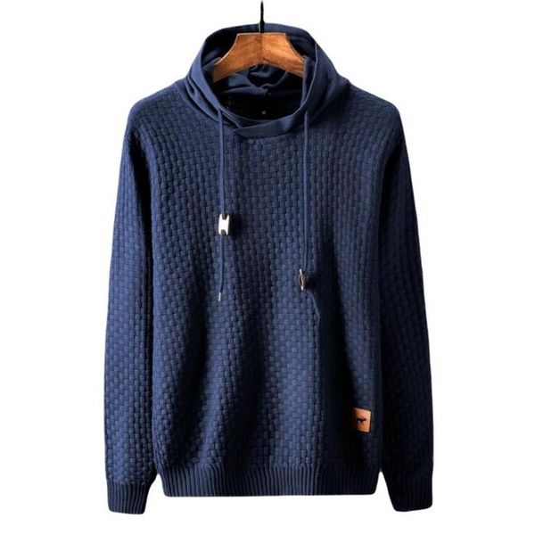 men's sweaters men hooded wool pullover autumn warm winter patchwork long sleeve slim fit knitted casual male sweater, White;black
men's sweaters men hooded wool pullover autumn warm winter patchwork long sleeve slim fit knitted casual male sweater, White;black