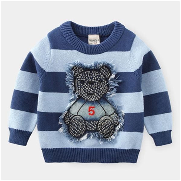 2-8y children knitted sweaters autumn winter pullovers o-neck cotton kids clothing causal boys and girls clothes sweater y200901, Blue
2-8y children knitted sweaters autumn winter pullovers o-neck cotton kids clothing causal boys and girls clothes sweater y200901, Blue