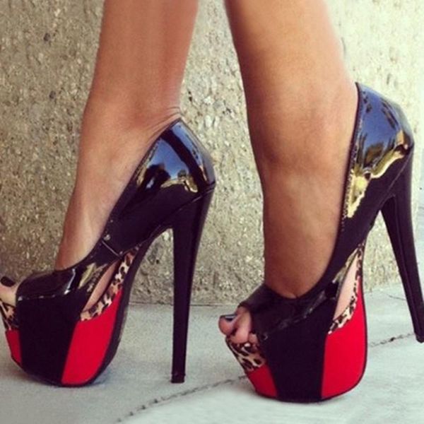 lanlojer sexy high heels party насосы женская обувь высокой пятки платформы свадьба slingbacks14.5 см туфли на высоком каблуке, peep toe pum, Black
lanlojer sexy high heels party насосы женская обувь высокой пятки платформы свадьба slingbacks14.5 см туфли на высоком каблуке, peep toe pum, Black