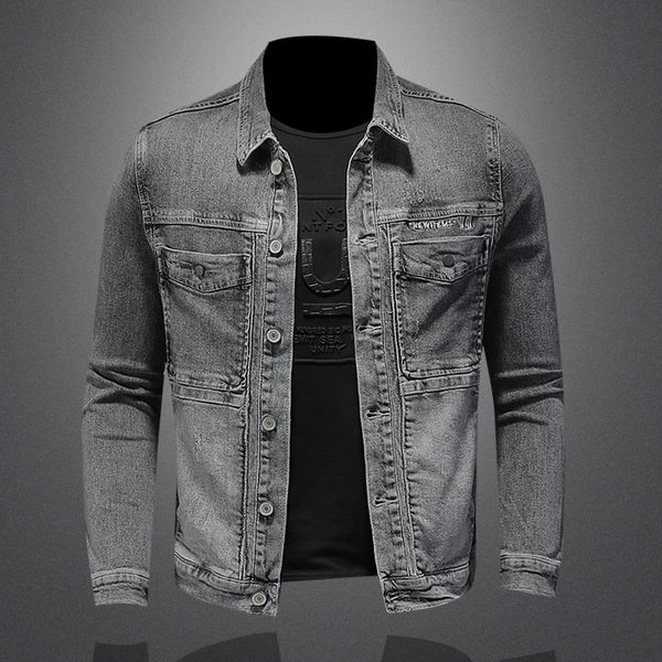 spring and autumn cross-border foreign trade vintage smoky gray embroidery stretch slim fit denim jacket h6615 selling in stock, Black;brown
spring and autumn cross-border foreign trade vintage smoky gray embroidery stretch slim fit denim jacket h6615 selling in stock, Black;brown