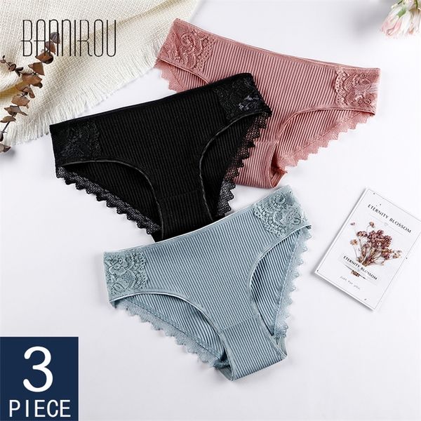 woman underwear lace cotton briefs female soft breathable panties underwear for woman briefs 3 pcs new bannirou lj200815, Black;pink
woman underwear lace cotton briefs female soft breathable panties underwear for woman briefs 3 pcs new bannirou lj200815, Black;pink