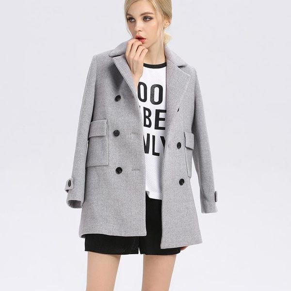 abrigo mujer full lace slim rushed autumn and winter wool overcoat lapel buckle loose coat woman long fund kg-695, Black
abrigo mujer full lace slim rushed autumn and winter wool overcoat lapel buckle loose coat woman long fund kg-695, Black