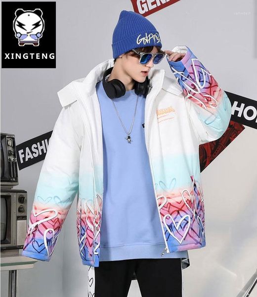 men's down & parkas coats cp zipper winter casual fashion keep warm print colorful graffiti patchwork loose limited 1, Black
men's down & parkas coats cp zipper winter casual fashion keep warm print colorful graffiti patchwork loose limited 1, Black