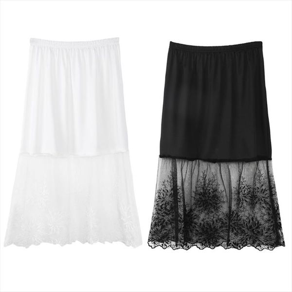 lace half slip skirts extender elastic waist a line hollow petticoat underskirt drop shipping high quality, Black
lace half slip skirts extender elastic waist a line hollow petticoat underskirt drop shipping high quality, Black