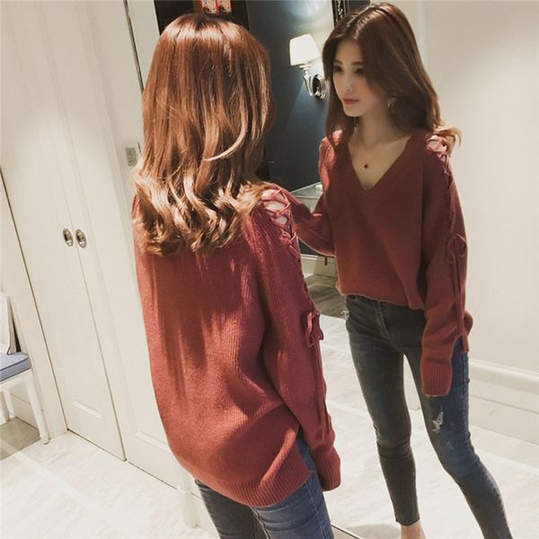 autumn and winter new split knitted bottoming shirt women's wear with v-neck thin students' long sleeve wool t-shirt for outer
autumn and winter new split knitted bottoming shirt women's wear with v-neck thin students' long sleeve wool t-shirt for outer