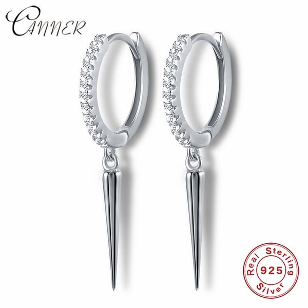 hoop & huggie canner punk style women's earrings 100% 925 sterling silver rivet pendant for women single row crystal, Golden;silver
hoop & huggie canner punk style women's earrings 100% 925 sterling silver rivet pendant for women single row crystal, Golden;silver