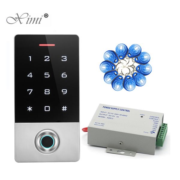 biometric fingerprint touch keypad ip68 waterproof rfid stand alone door access control system with 12v3a power supply
biometric fingerprint touch keypad ip68 waterproof rfid stand alone door access control system with 12v3a power supply