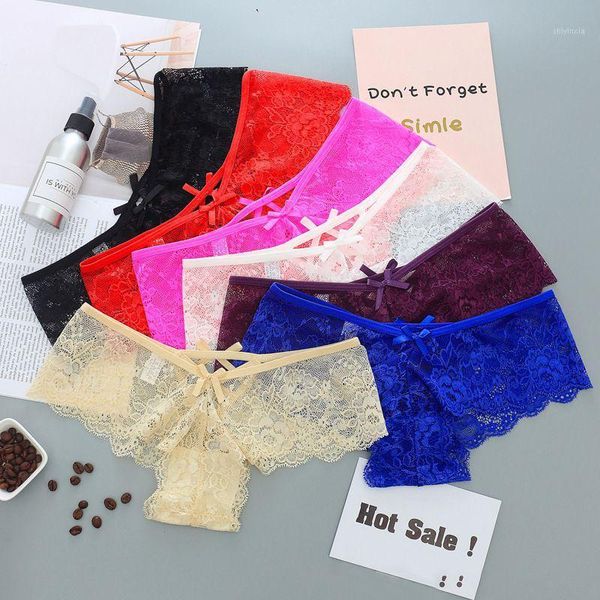 new lace hollow flowers transparent briefs women's lingerie fashion chic cross solid color panties1, Black;pink
new lace hollow flowers transparent briefs women's lingerie fashion chic cross solid color panties1, Black;pink