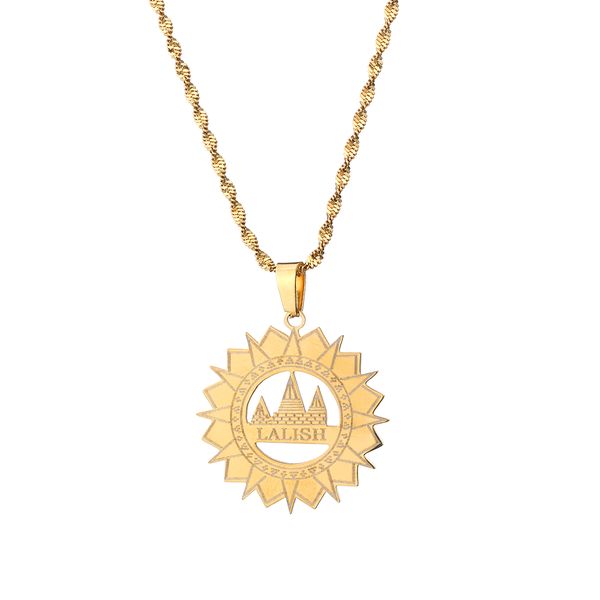 lalish pendant necklaces the holiest temple of the yazidis for women men girls, Silver
lalish pendant necklaces the holiest temple of the yazidis for women men girls, Silver
