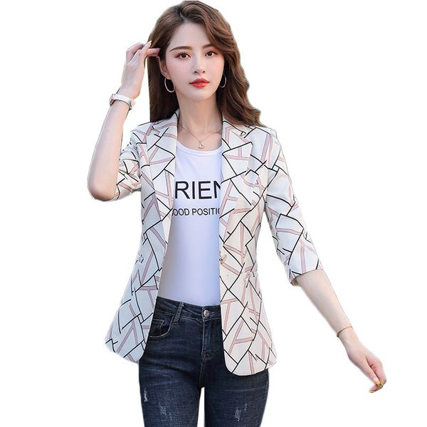 2021 new women blazers jackets autumn elegant plaid office lady one button suits coat outerwear short blazer feminino y331 9hmx, White;black
2021 new women blazers jackets autumn elegant plaid office lady one button suits coat outerwear short blazer feminino y331 9hmx, White;black