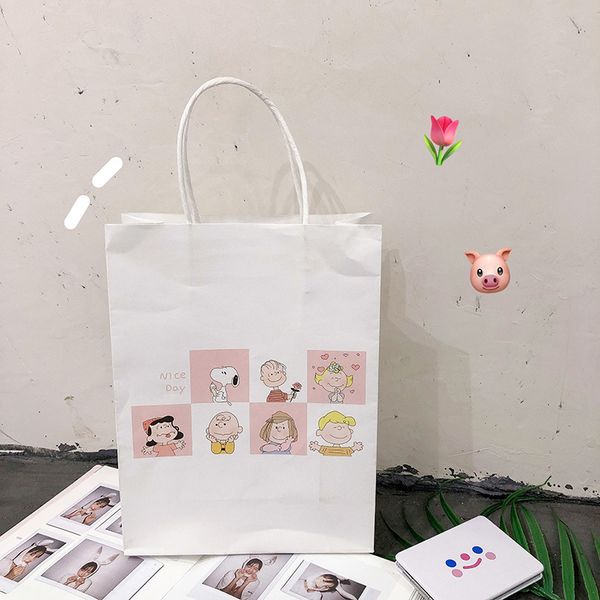 cute ins simple cartoon hanfeng white paper bag portable shopping bag packing bag gift storage ing
cute ins simple cartoon hanfeng white paper bag portable shopping bag packing bag gift storage ing