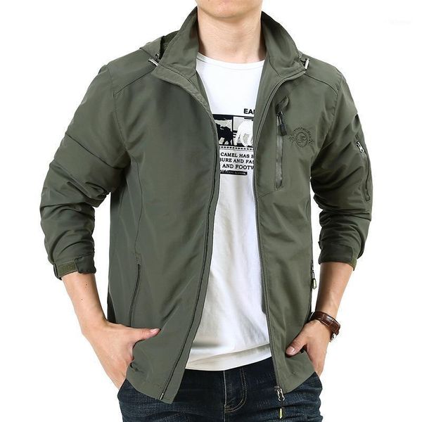 spring autumn jacket men windbreaker waterproof outdoor hooded collar coat men jaqueta masculino mens outerwear plus size m-4xl1, Black;brown
spring autumn jacket men windbreaker waterproof outdoor hooded collar coat men jaqueta masculino mens outerwear plus size m-4xl1, Black;brown
