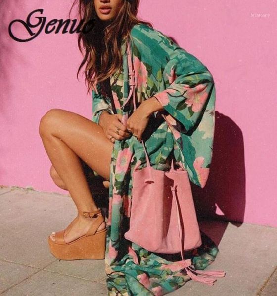 green vintage retro night garde print boho maxi kimono shirt sleeve cardigan bohemian long wrap blouse summer beachwear1, White
green vintage retro night garde print boho maxi kimono shirt sleeve cardigan bohemian long wrap blouse summer beachwear1, White