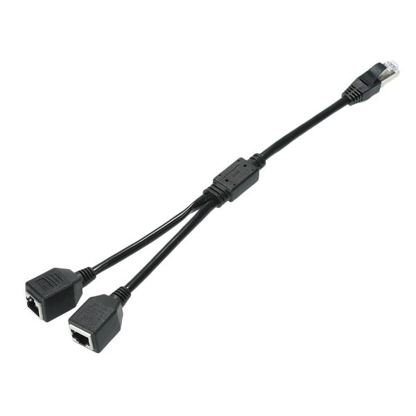 rj45 network splitter adapter cable, male to 2 female header separators socket port lan for super category 5 ethernet car
rj45 network splitter adapter cable, male to 2 female header separators socket port lan for super category 5 ethernet car