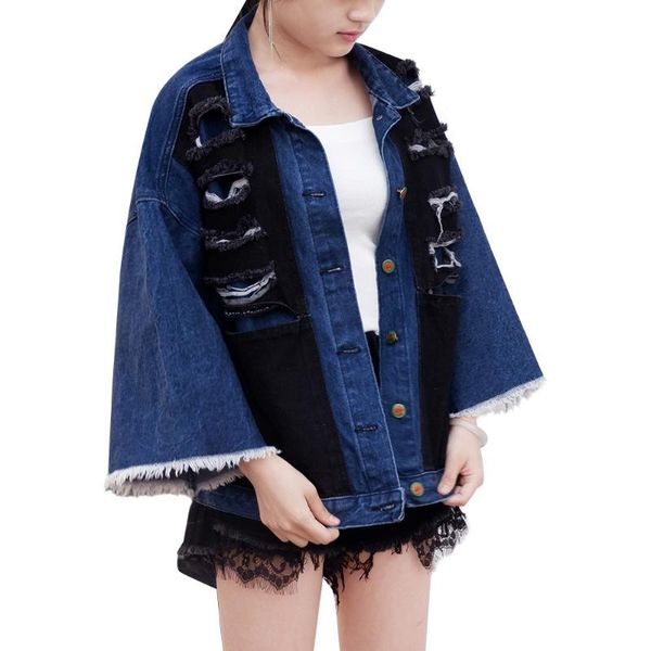 5new женщины куртка качество зимние увеличенные джинсовые куртки blue jeans пальто отложной воротник вскользь outwear bomber jacket девушка, Black;brown
5new женщины куртка качество зимние увеличенные джинсовые куртки blue jeans пальто отложной воротник вскользь outwear bomber jacket девушка, Black;brown