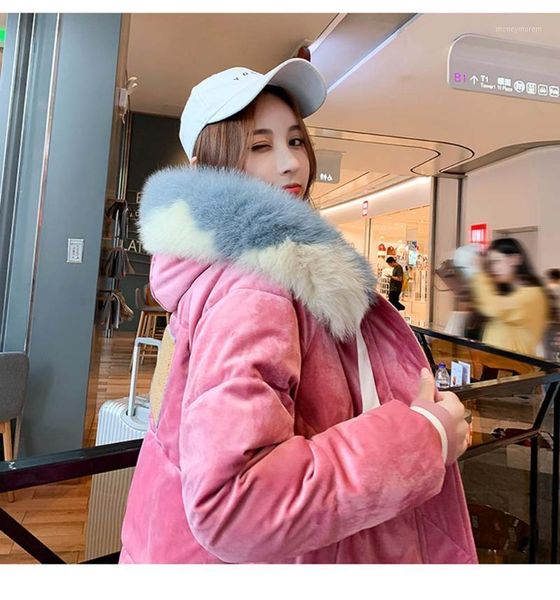 women's down & parkas women jacket long winter thickened warm fur hooded cotton coat fashion velvet women1, Black
women's down & parkas women jacket long winter thickened warm fur hooded cotton coat fashion velvet women1, Black