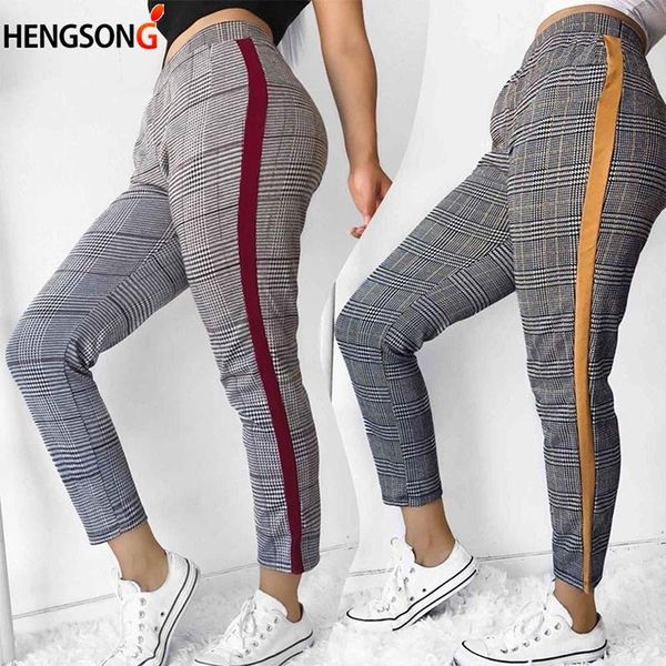 vintage plaid harem trousers sportswear women elastic waist trainning pants ankle-length pants sport femme ropa deportiva, Black;blue
vintage plaid harem trousers sportswear women elastic waist trainning pants ankle-length pants sport femme ropa deportiva, Black;blue