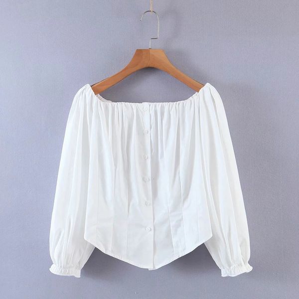 2021 new lj9430 european and american fashion irregular hem long sleeve lantern one shoulder shirt 9hnt, White
2021 new lj9430 european and american fashion irregular hem long sleeve lantern one shoulder shirt 9hnt, White