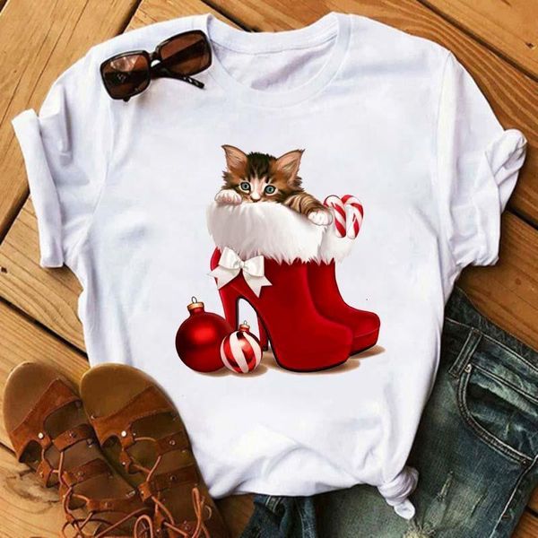 maycaur cute cat в красном находке на высоком каблуке напечатанные женские футболки повседневный с коротким рукавом о-вырезок футболка рожде, White
maycaur cute cat в красном находке на высоком каблуке напечатанные женские футболки повседневный с коротким рукавом о-вырезок футболка рожде, White