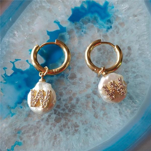 hoop & huggie 5pairs flat coin freshwater pearl charm pave white cz initial 26 alphabet letter gold women earring for wedding dainty gift, Golden;silver
hoop & huggie 5pairs flat coin freshwater pearl charm pave white cz initial 26 alphabet letter gold women earring for wedding dainty gift, Golden;silver