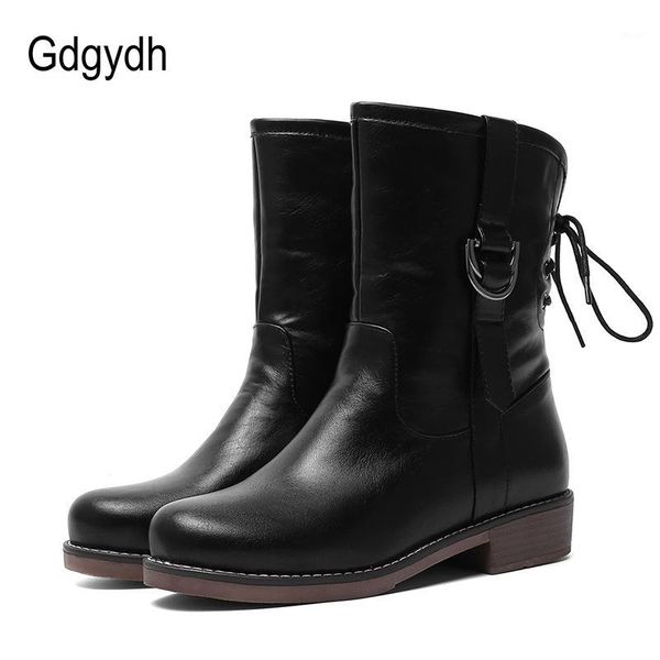boots gdgydh 2021 autumn women motorcycle round toe punk buckle female ankle lace-up opening casual british shoes1, Black
boots gdgydh 2021 autumn women motorcycle round toe punk buckle female ankle lace-up opening casual british shoes1, Black