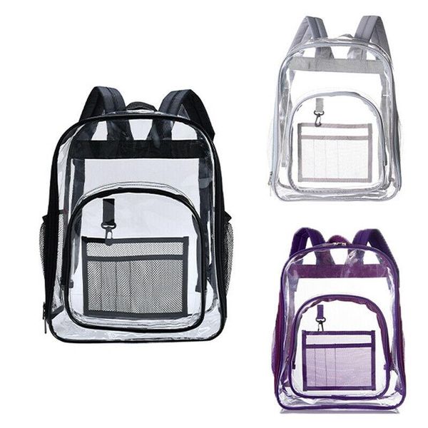 women's backpack large heavy duty clear backpack transparent bag school office travel streetwear security mochila feminina
women's backpack large heavy duty clear backpack transparent bag school office travel streetwear security mochila feminina