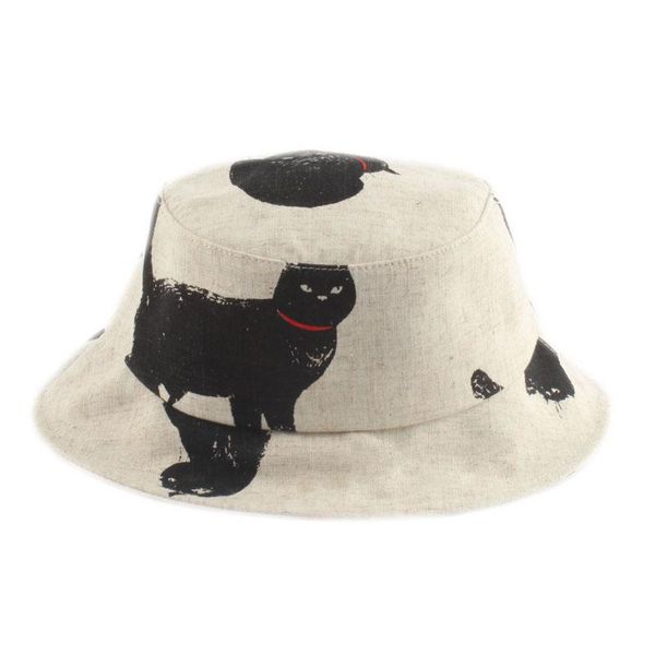 cloches 100% cotton breathable bucket hat women summer cat print sun cap men fishing hats chapeu pescador, Blue;gray
cloches 100% cotton breathable bucket hat women summer cat print sun cap men fishing hats chapeu pescador, Blue;gray