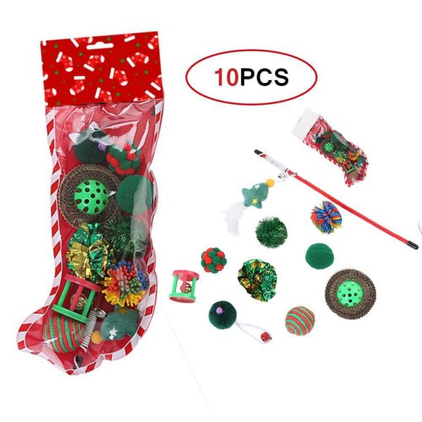 set 10pcs stocking gift bag combination dog plush funny interactive pet cat toys christmas
set 10pcs stocking gift bag combination dog plush funny interactive pet cat toys christmas