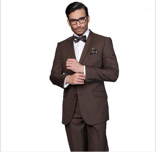 2020 custom made groom tuxedos brown formal suits wedding groomsman suits ( jacket+pants+tie)1, White;black
2020 custom made groom tuxedos brown formal suits wedding groomsman suits ( jacket+pants+tie)1, White;black