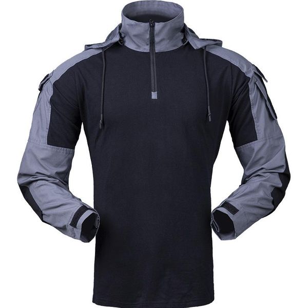 tactical hooded camo uniform shirt army fans cs field shooting training combat men outdoor sport hiking shirts, Gray;blue
tactical hooded camo uniform shirt army fans cs field shooting training combat men outdoor sport hiking shirts, Gray;blue