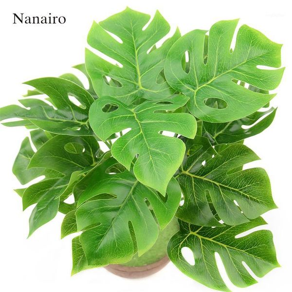 decorative flowers & wreaths 1 bouquet/18 leaves artificial silk palm monstera plant for hawaii luau party decorations beach wedding table d
decorative flowers & wreaths 1 bouquet/18 leaves artificial silk palm monstera plant for hawaii luau party decorations beach wedding table d