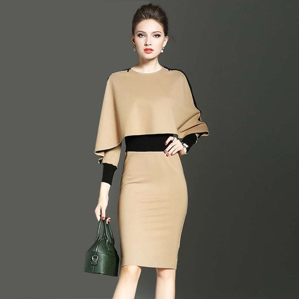 fashion fall 2020 new hip women's skirt contrast stitching slim long sleeve drs, Black;gray
fashion fall 2020 new hip women's skirt contrast stitching slim long sleeve drs, Black;gray