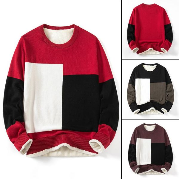 men's sweaters alsyiqi neue winter kaschmir warme pullover männer rollkragen herren patchwork slim fit strick, White;black
men's sweaters alsyiqi neue winter kaschmir warme pullover männer rollkragen herren patchwork slim fit strick, White;black