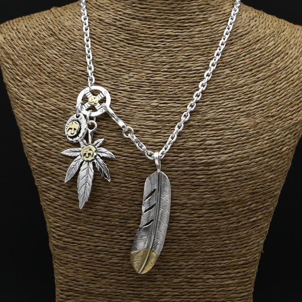 chains s925 sterling silver retro thai vintage style men and women fashion takahashi goro feather necklace
chains s925 sterling silver retro thai vintage style men and women fashion takahashi goro feather necklace