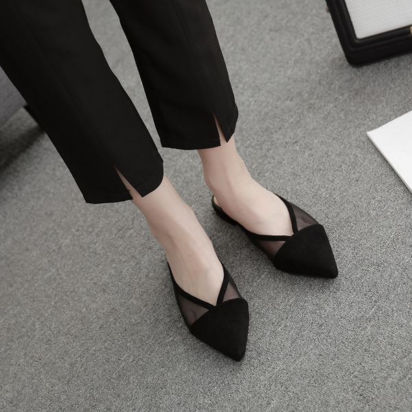 2021 new sock women's knitted slippers hollow-out match match-up shoes pointed finger, lazy lnnt, Black
2021 new sock women's knitted slippers hollow-out match match-up shoes pointed finger, lazy lnnt, Black