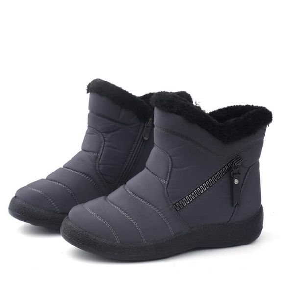 boots women snow winter warm plush fur female ankle non-slip slip on flat casual shoes waterproof footwear botas mujer, Black
boots women snow winter warm plush fur female ankle non-slip slip on flat casual shoes waterproof footwear botas mujer, Black