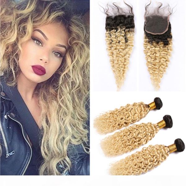 #1b 613 blonde ombre wet and wavy human hair lace closure 4x4 with weaves ombre blonde water wave peruvian hair 3bundles with closure, Black;brown
#1b 613 blonde ombre wet and wavy human hair lace closure 4x4 with weaves ombre blonde water wave peruvian hair 3bundles with closure, Black;brown