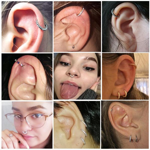 1pc cz nose hoop nostril ring flower helix cartilage tragus earring cz cartilage huggie earring piercing body jewelry 18g q bbyahz, Silver
1pc cz nose hoop nostril ring flower helix cartilage tragus earring cz cartilage huggie earring piercing body jewelry 18g q bbyahz, Silver