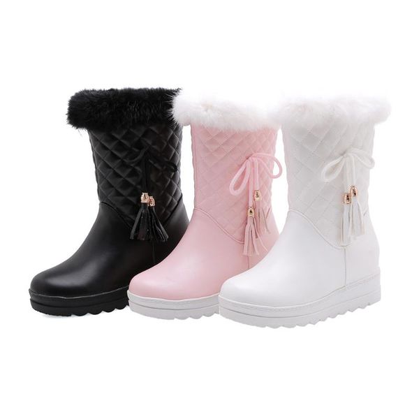 snow boots for women winter footwear round toe wedge shoes luxury designer boots-women low rubber med mid calf 2020, Black
snow boots for women winter footwear round toe wedge shoes luxury designer boots-women low rubber med mid calf 2020, Black