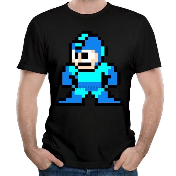 megaman pixel men crew neck short sleeve hoodie designers t shirts sweatshirt