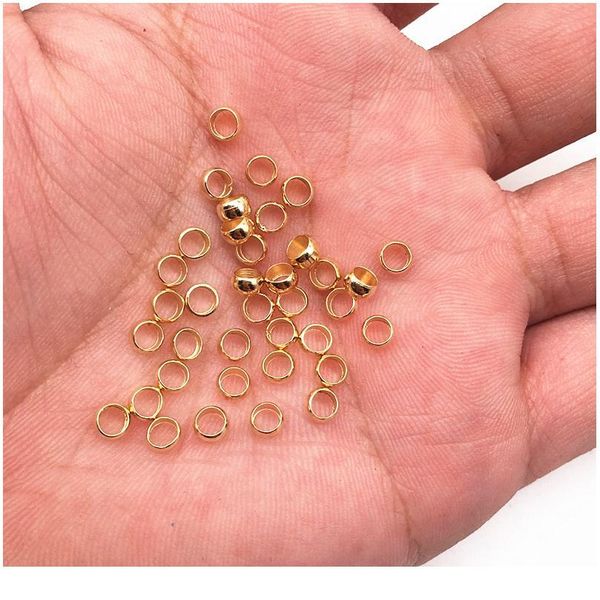 new 2/2.5/3/4mm gold silver copper ball end crimp beads diameter ser spacer beads for jewelry making diy positioni qylaef
new 2/2.5/3/4mm gold silver copper ball end crimp beads diameter ser spacer beads for jewelry making diy positioni qylaef