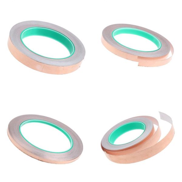 4 rolls of conductive copper foil tapes self adhesive heat resistant tapes 5/10/15/20mm
4 rolls of conductive copper foil tapes self adhesive heat resistant tapes 5/10/15/20mm