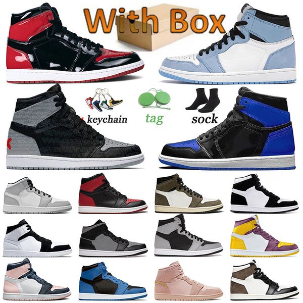 aaa+ quality high og 1 basketball shoes trainers 1s patent royal bred patent jumpman sneakers diamond shorts shadow brotherhood banned men w
aaa+ quality high og 1 basketball shoes trainers 1s patent royal bred patent jumpman sneakers diamond shorts shadow brotherhood banned men w