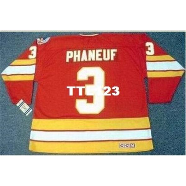 740s #3 dion phaneuf calgary flames 1989 ccm vintage retro away hockey jersey or custom any name or number retro jersey, Black
740s #3 dion phaneuf calgary flames 1989 ccm vintage retro away hockey jersey or custom any name or number retro jersey, Black