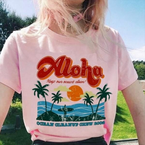 hahayule jbh 1pcs beach on vacation t shirt women aloha keep our oceans clean t shirt vintage fashion aesthetic graphic tee, White
hahayule jbh 1pcs beach on vacation t shirt women aloha keep our oceans clean t shirt vintage fashion aesthetic graphic tee, White