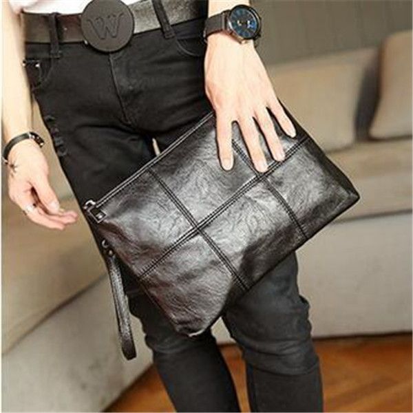 factory sales brand bag personality men grid handbag new fashion trend in mens hand bag leather file male package men single shoulder bag, Black(boutique box)
factory sales brand bag personality men grid handbag new fashion trend in mens hand bag leather file male package men single shoulder bag, Black(boutique box)